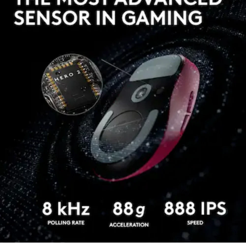 Logitech G Pro X Pink Wireless Gaming Mouse
